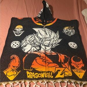 Kids Dragon Ball Z Hooded Poncho